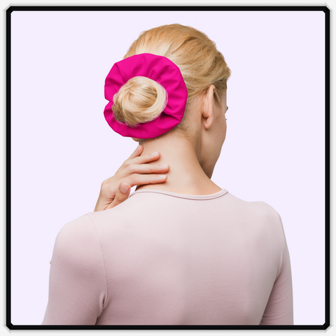 Recycled Pink Scrunchie
