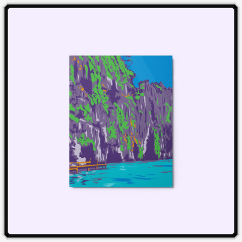 RockScene Metal Print