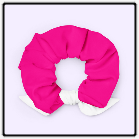 Recycled Pink Scrunchie